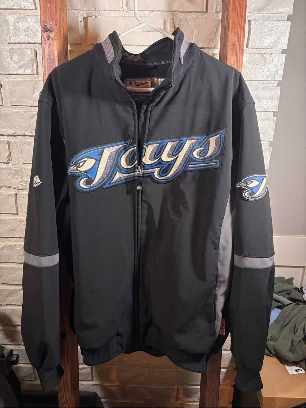 Vintage Majestic Toronto Blue Jays Therma Base Jacket Size XL